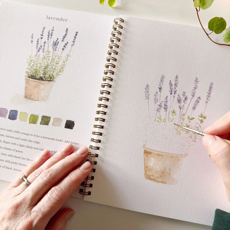 Emily Lex Watercolor Book - Garden