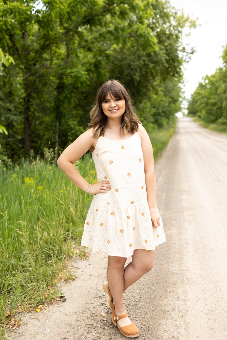Cleo Dress in Buttercream