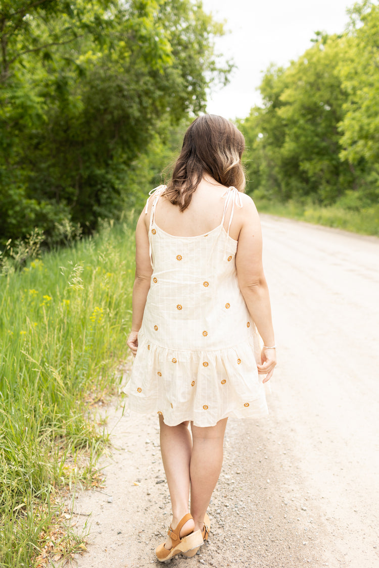 Cleo Dress in Buttercream