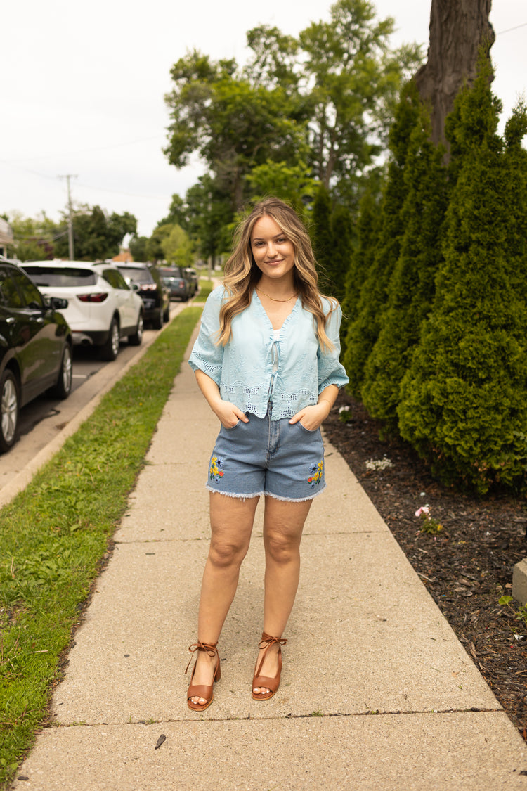 Coastal Sky Blouse