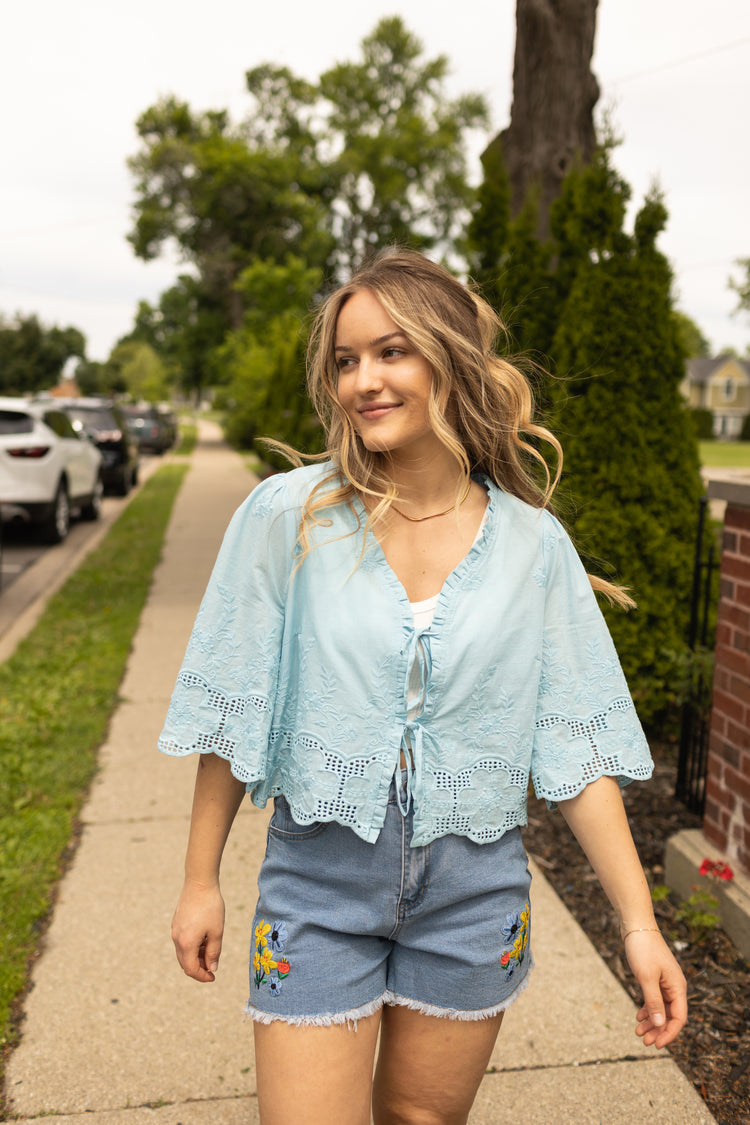 Coastal Sky Blouse