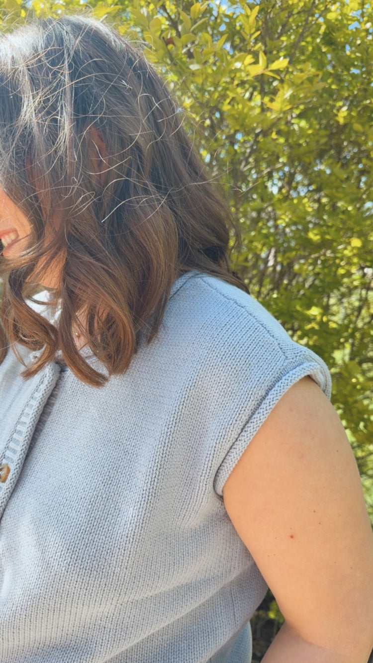 Powder Blue Knit