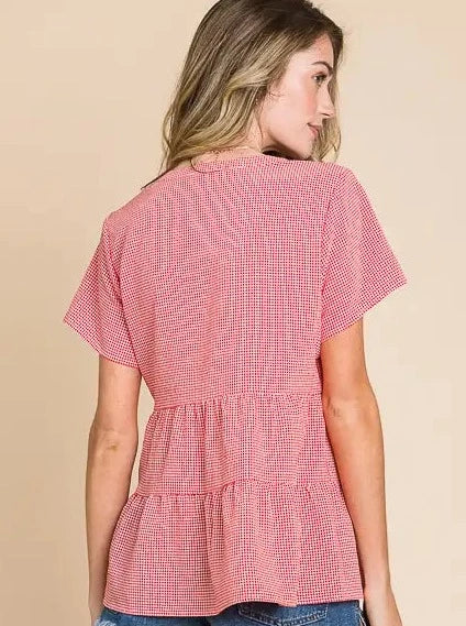 Gingham Blouse