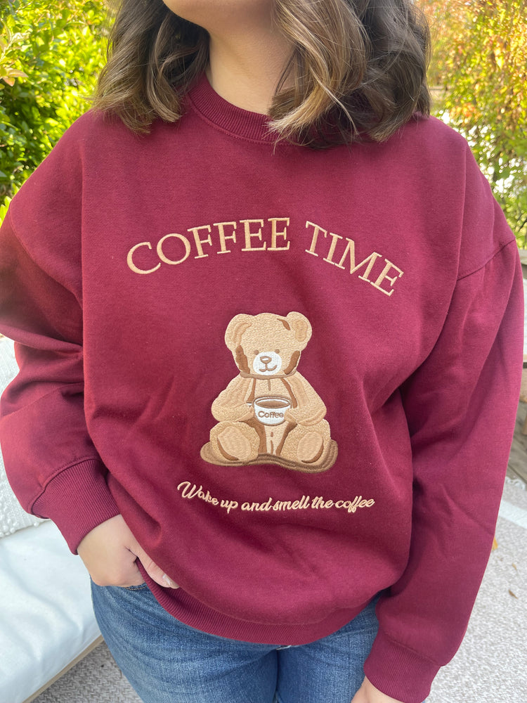 Teddy & Coffee Burgundy