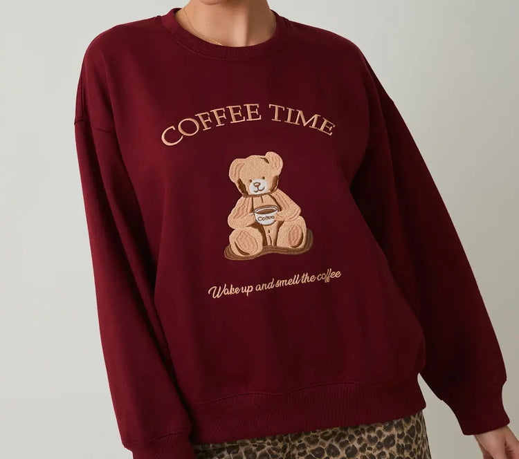 Teddy & Coffee Burgundy