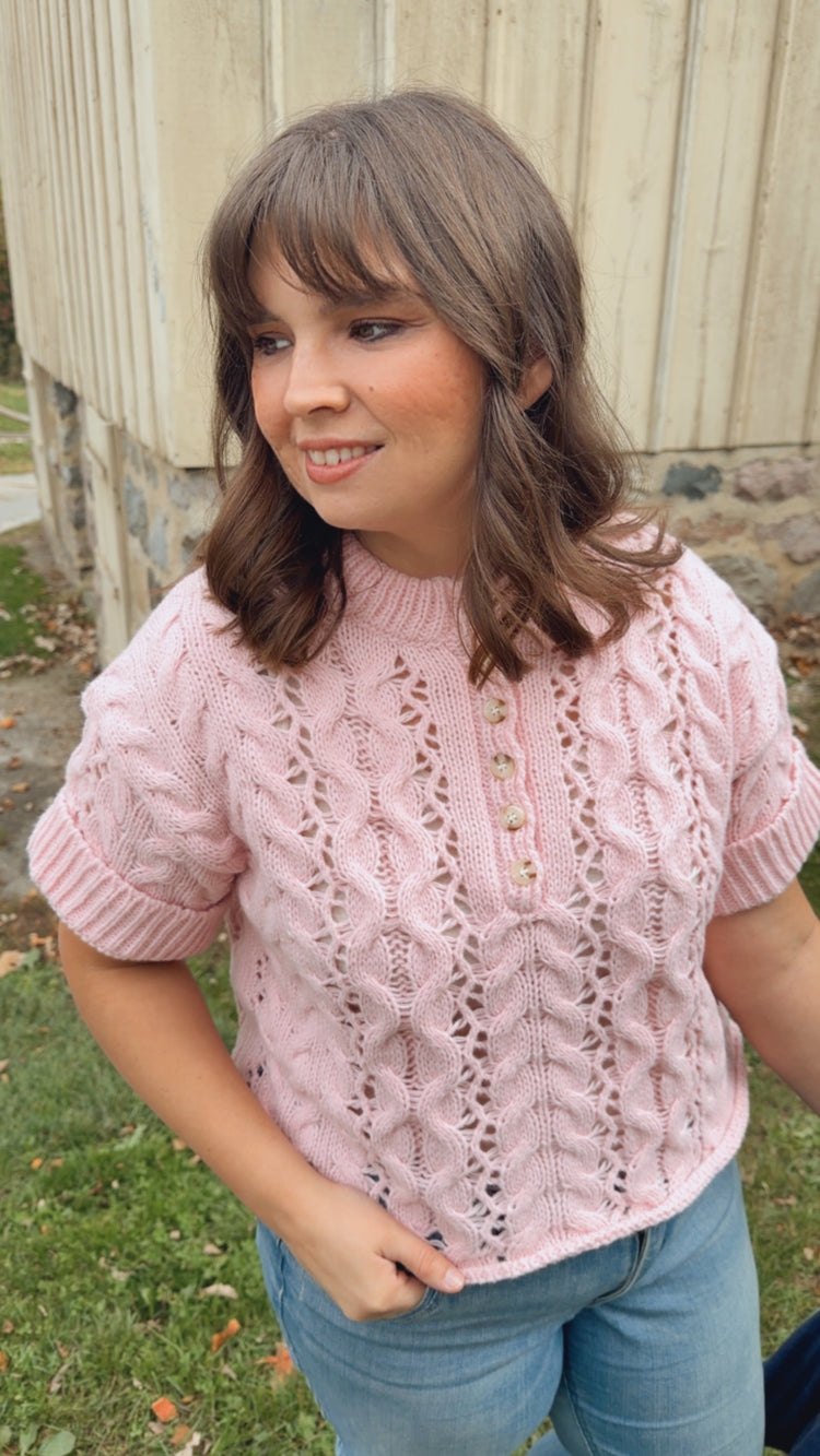Roselyn Cable Pullover