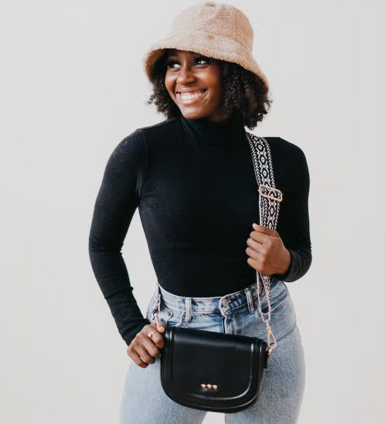 Saddle Bag in Black