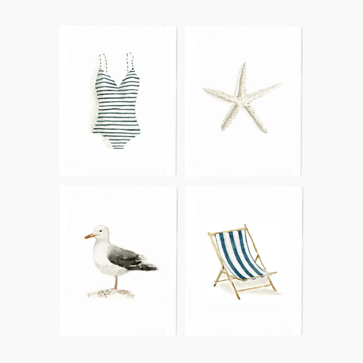 Assorted Summer Notecard Set