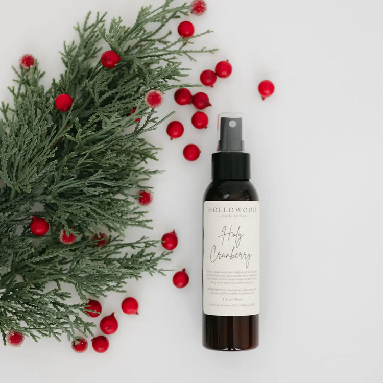 Holy Cranberry Holiday Linen Spray