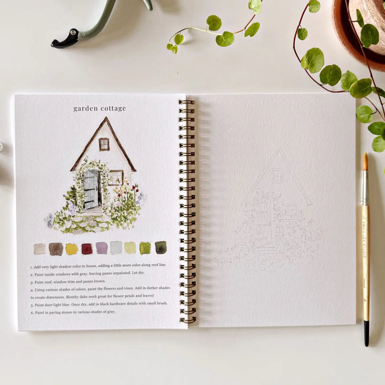 Emily Lex Watercolor Book - Garden