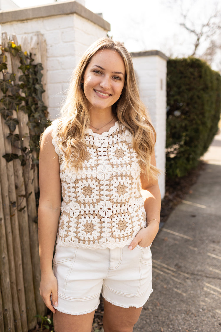 Nora Crochet Tank