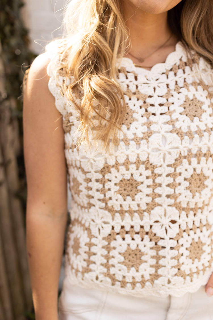 Nora Crochet Tank
