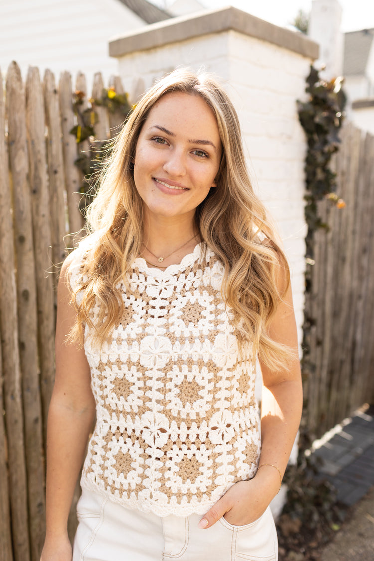 Nora Crochet Tank