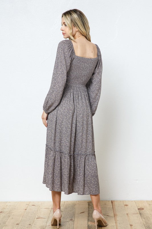 Caroline Dress in Grey