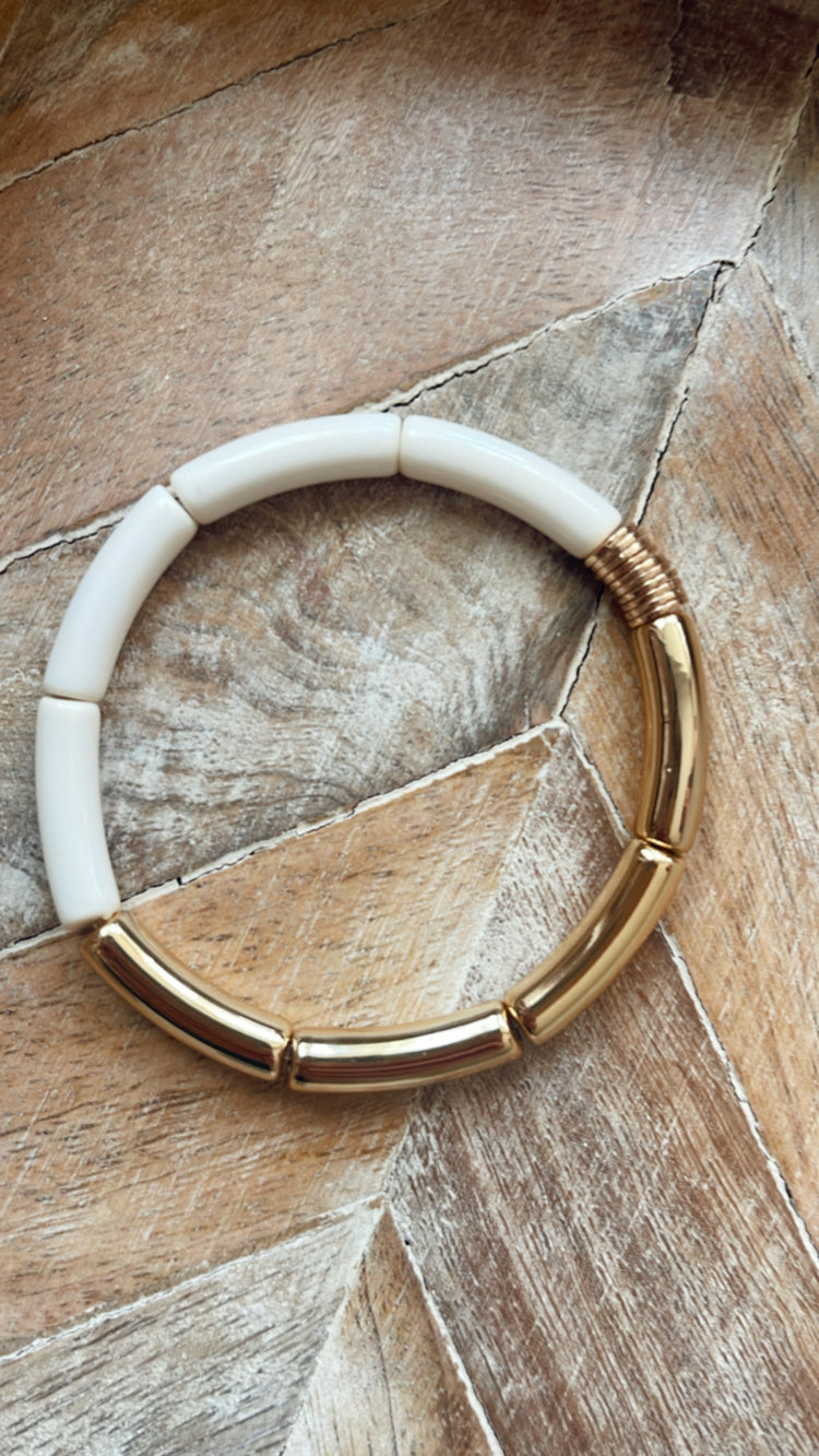 Bailee in Ivory *Create your own bracelet stack