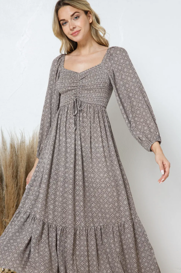 Sawyer Dress in Grey