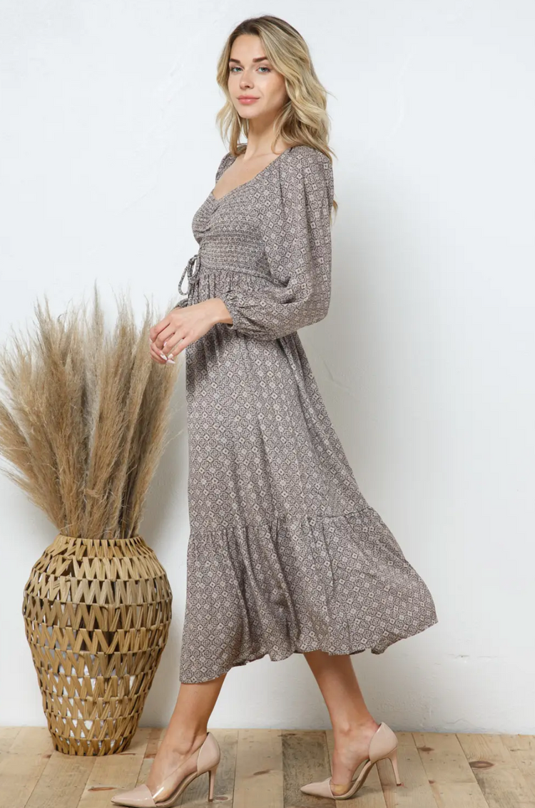 Sawyer Dress in Grey
