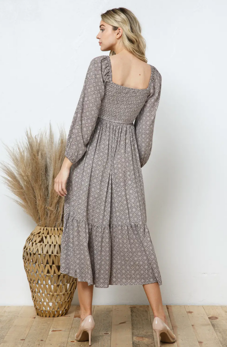 Sawyer Dress in Grey