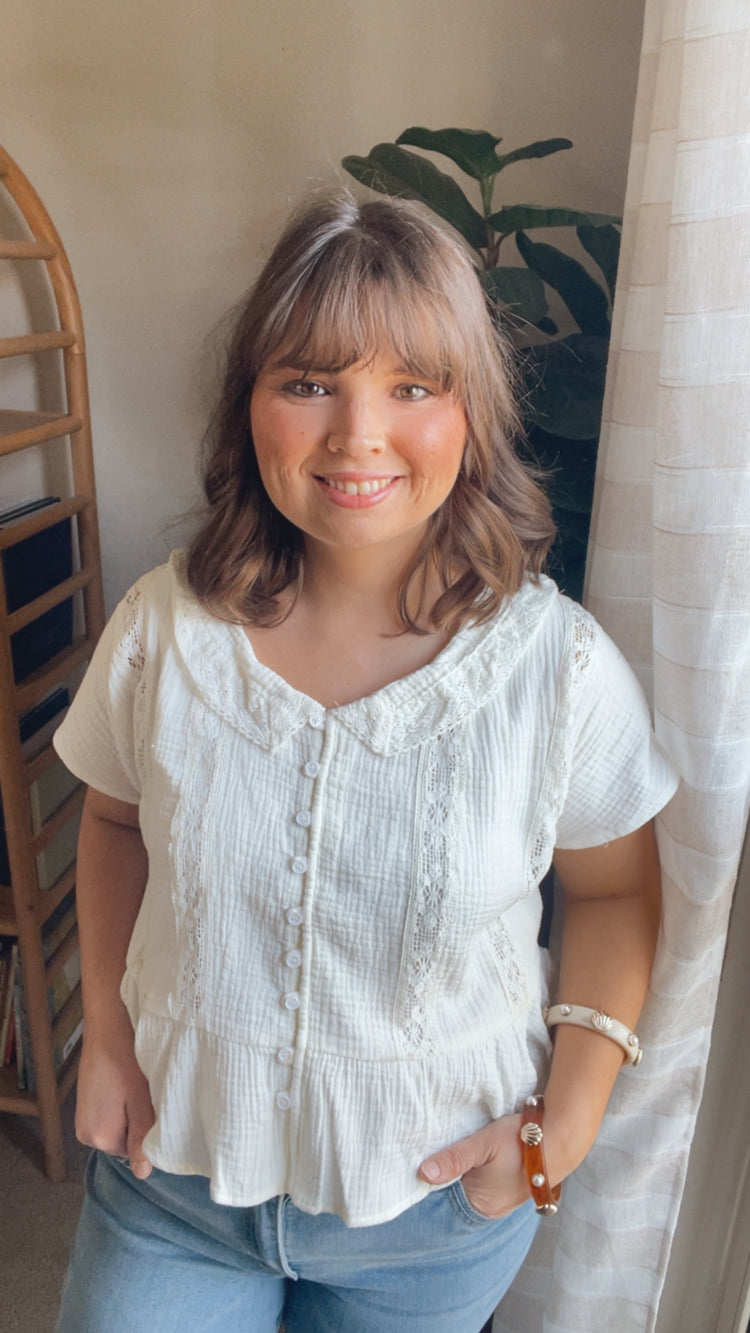 Emma Cotton Gauze Blouse