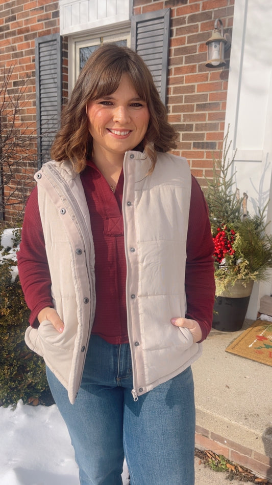 First Frost Puffer Vest