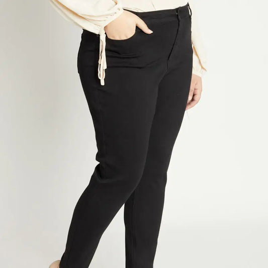 Plus High Rise Classic Black Skinny Jean