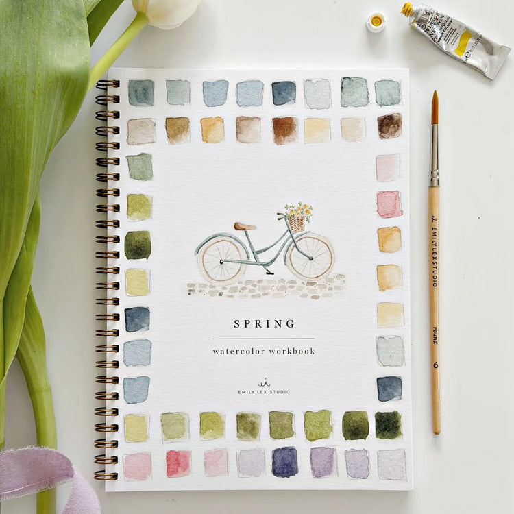 Emily Lex Spring Watercolor Workbook