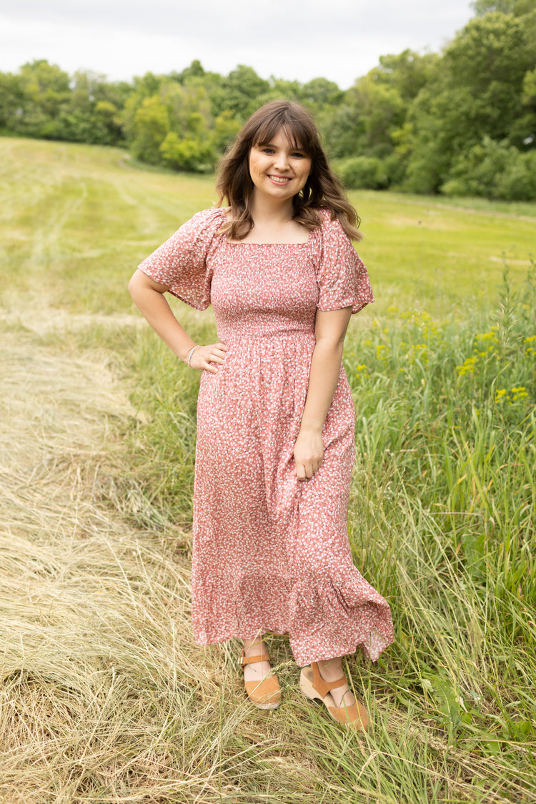 Eloise Dress in Strawberry