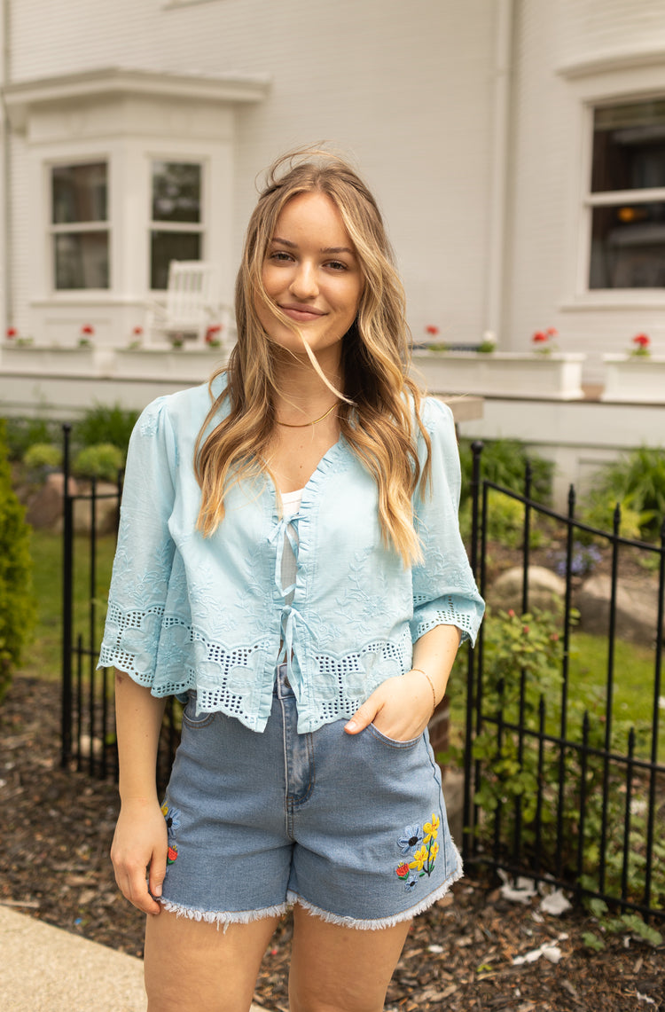 Coastal Sky Blouse
