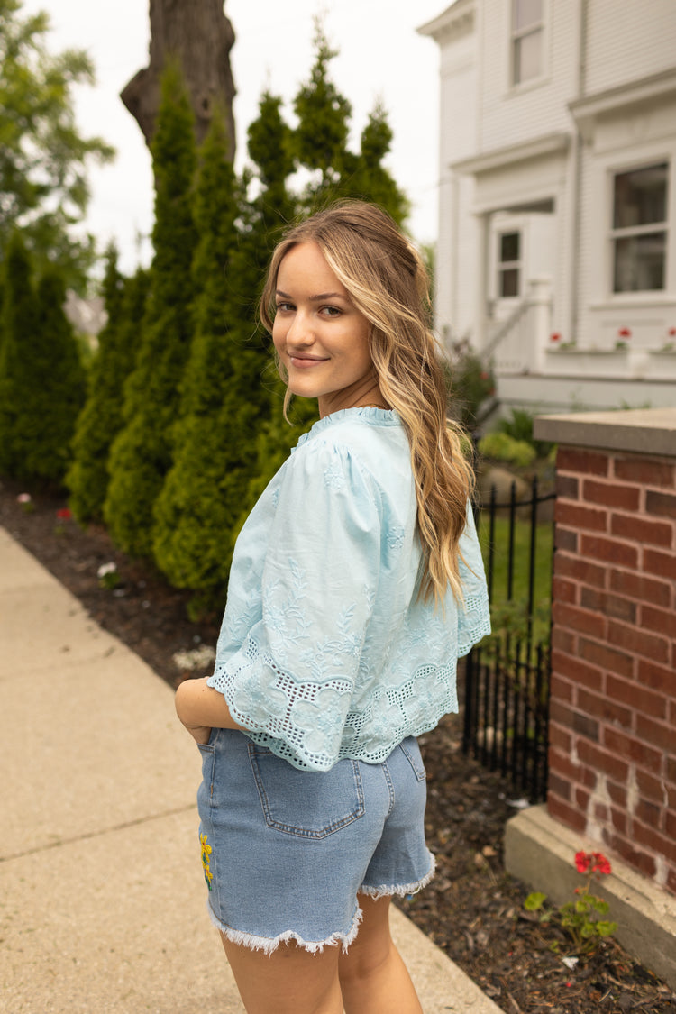 Coastal Sky Blouse