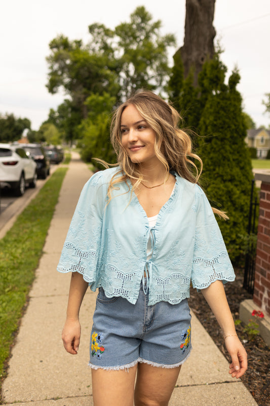 Coastal Sky Blouse
