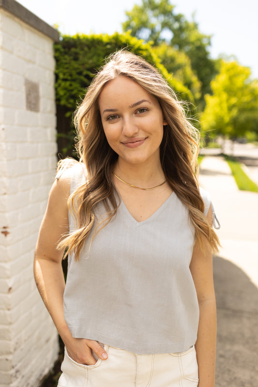 Louisa Tank Cool Sage