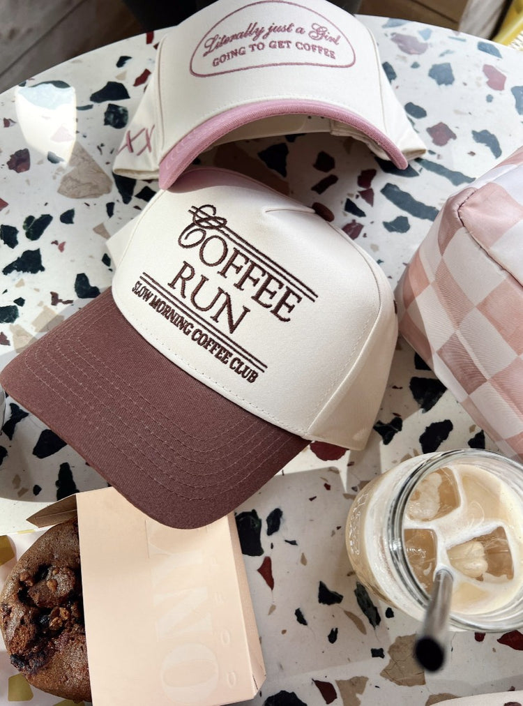 Coffee Run Vintage Trucker Hat