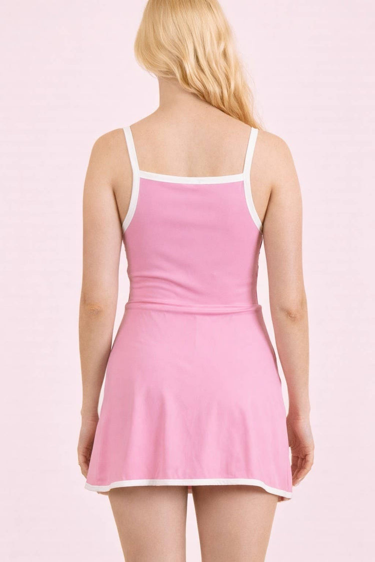 Bubblegum Mini Dress W/Shorts