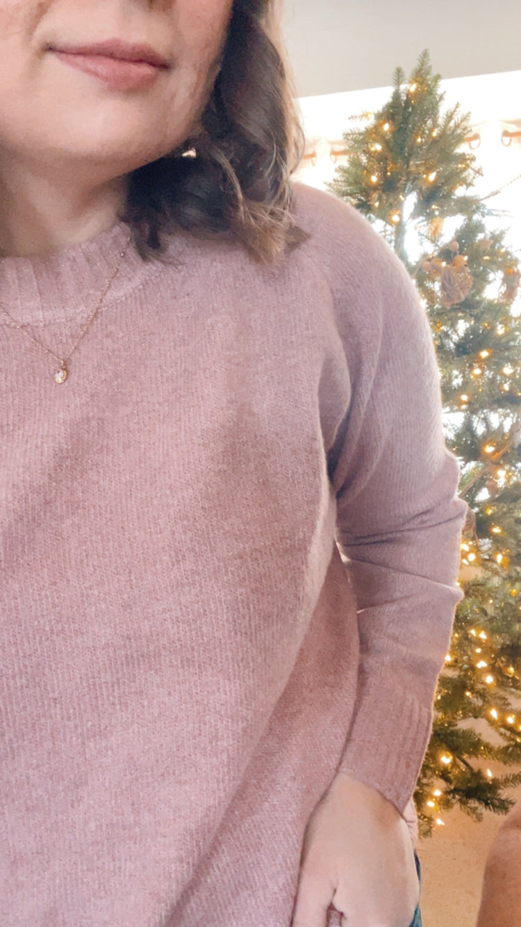 Dusty Rose Sweater