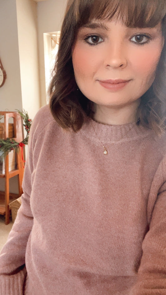 Dusty Rose Sweater
