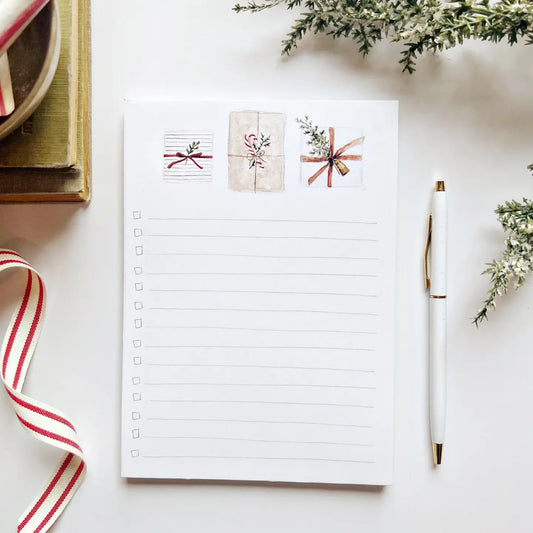 Christmas Checklist Notepad - Gifts