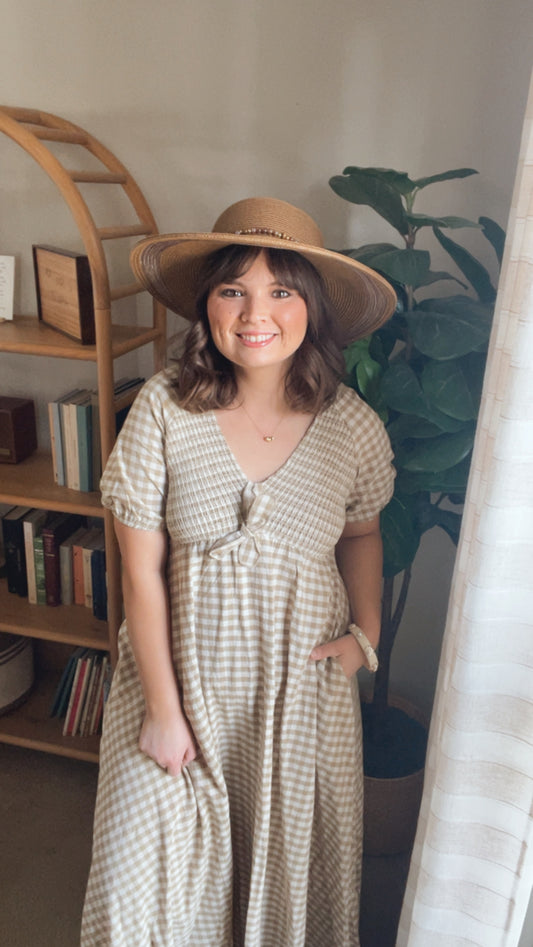Everyday Gingham Maxi Dress