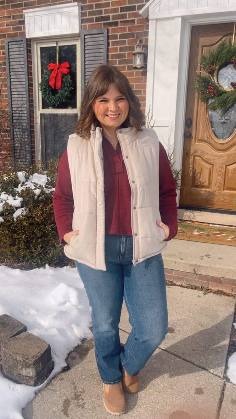 First Frost Puffer Vest