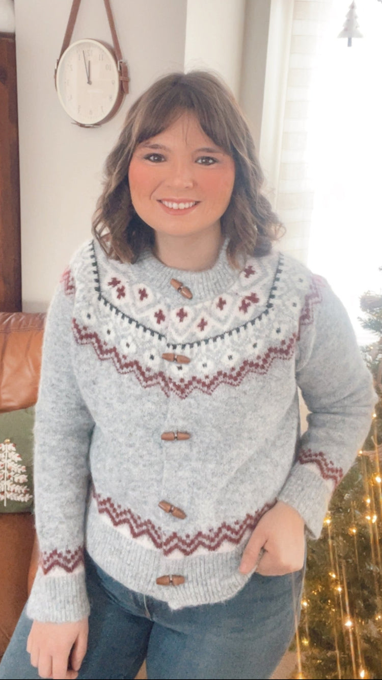 Winter Storybook Cardigan