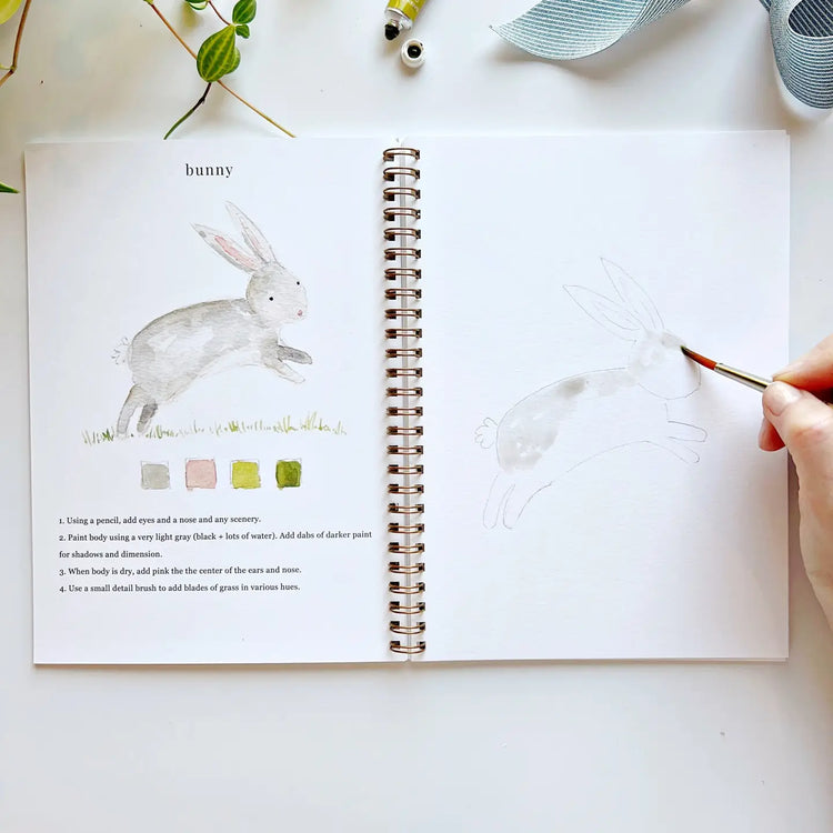 Emily Lex Watercolor Book - Animals