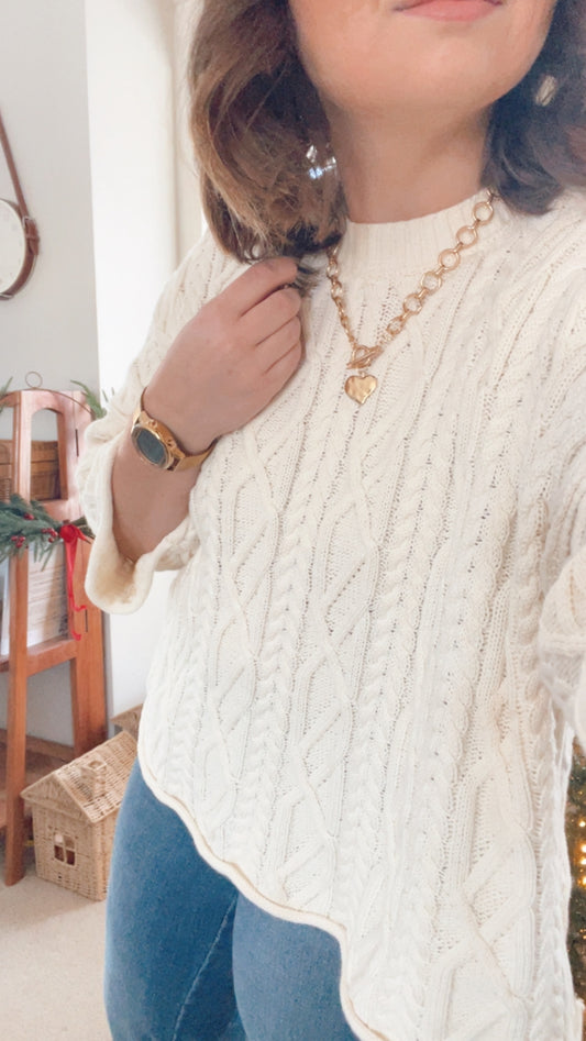 Knotted Comfort Cable Knit