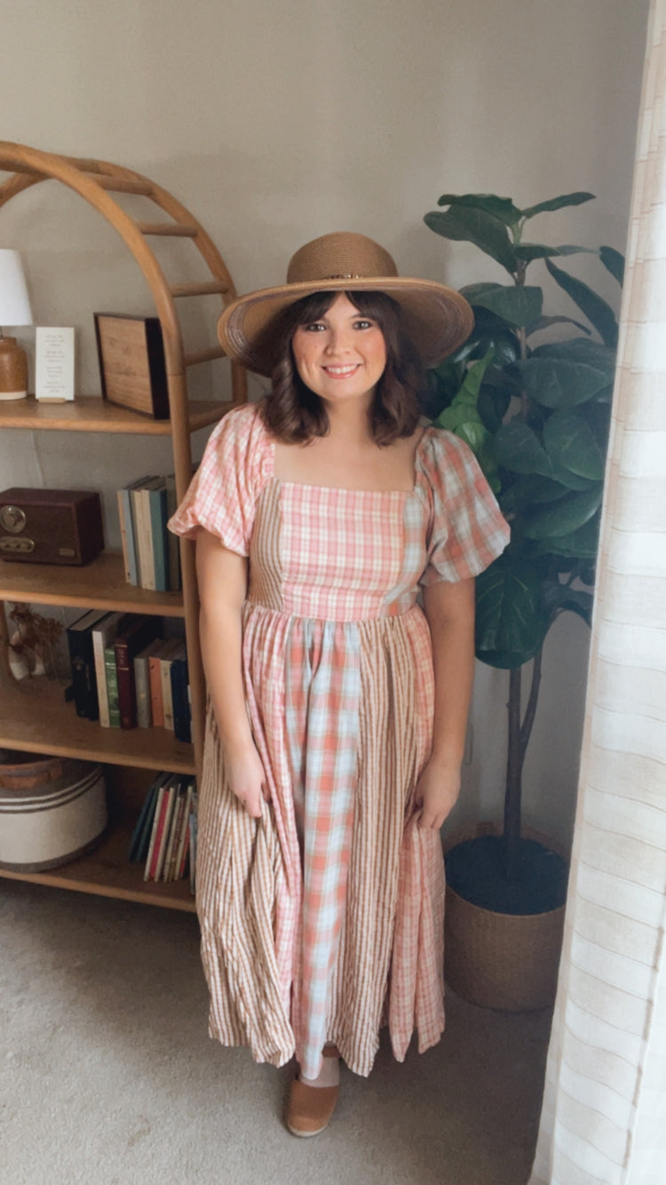 Posie Patch Midi Dress