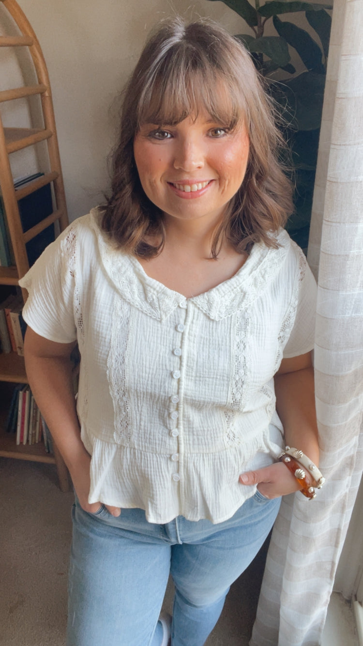 Emma Cotton Gauze Blouse