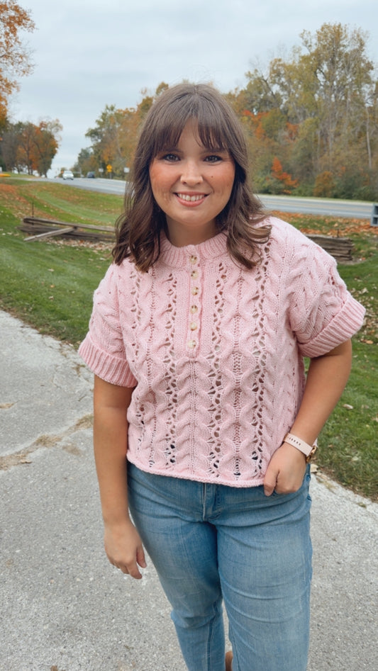 Roselyn Cable Pullover