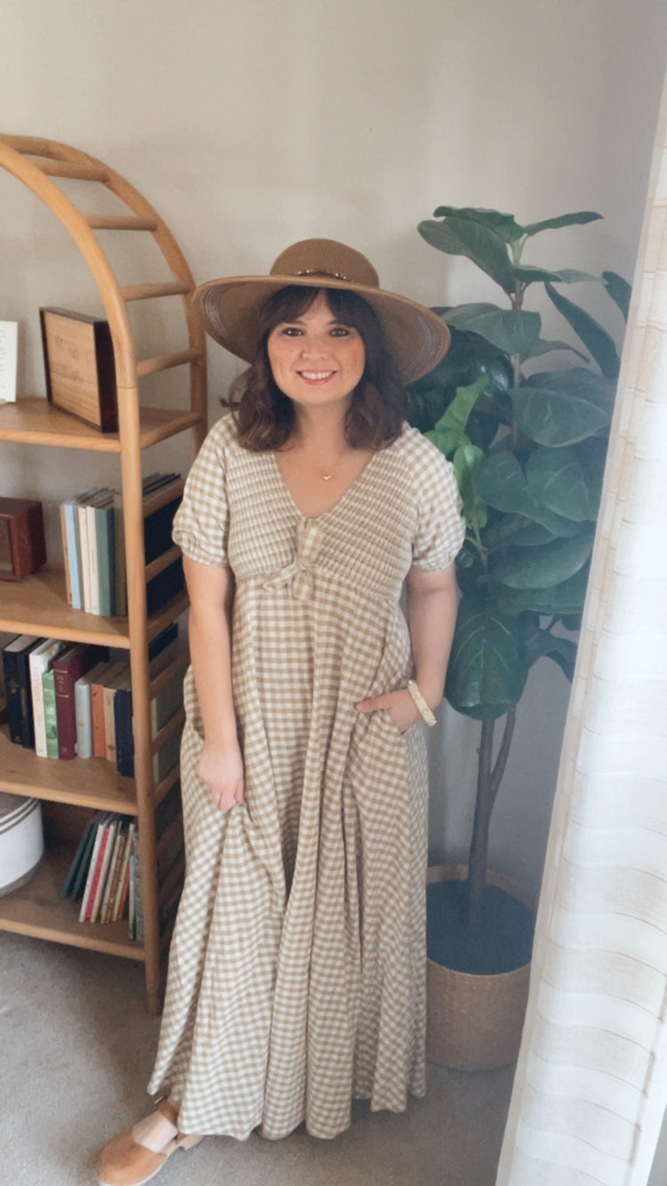 Everyday Gingham Maxi Dress