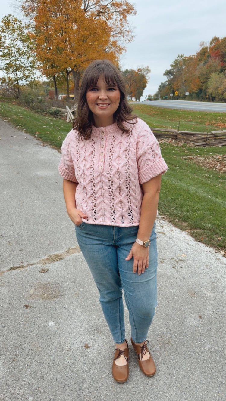 Roselyn Cable Pullover