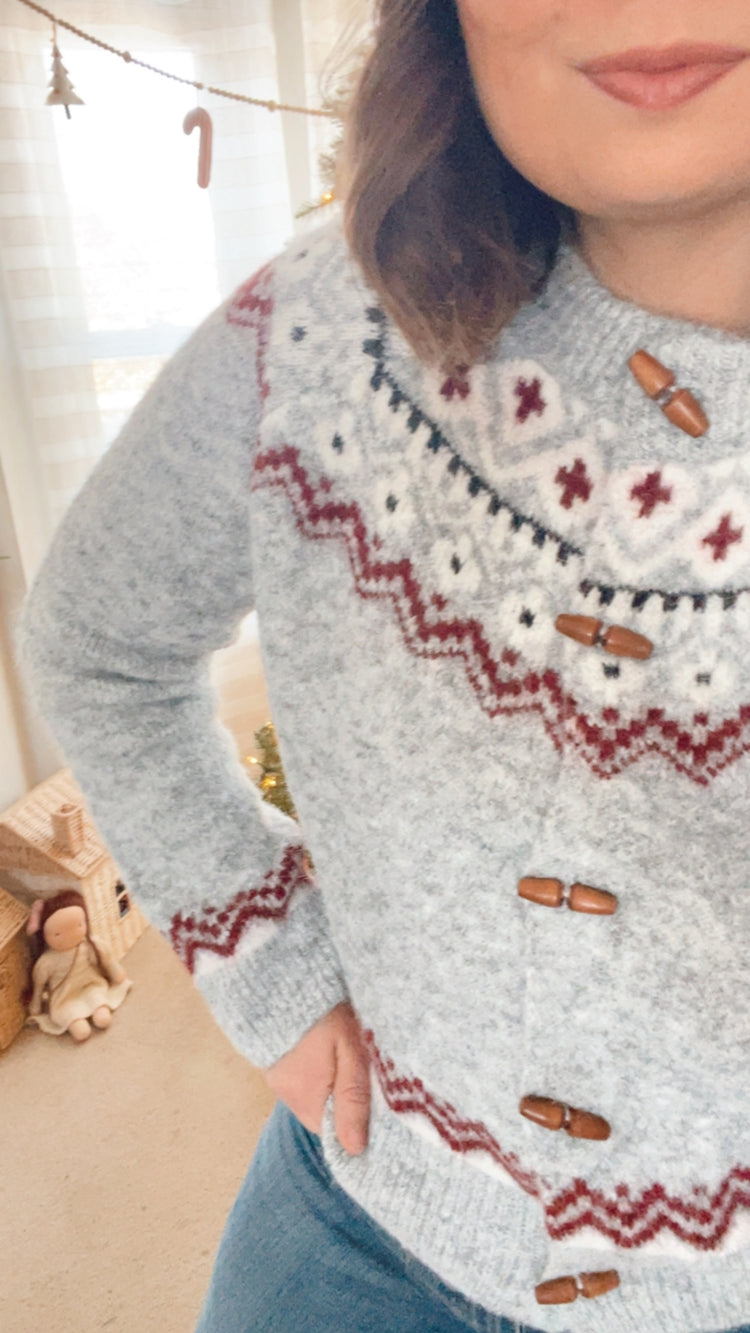 Winter Storybook Cardigan