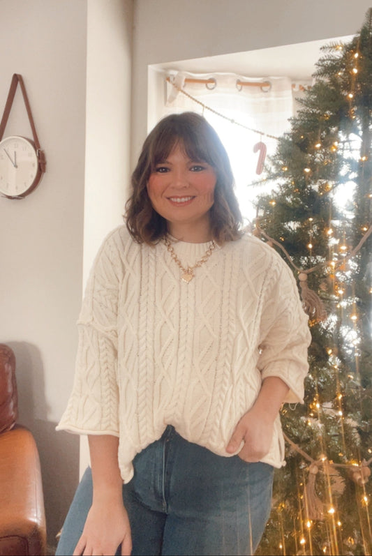 Knotted Comfort Cable Knit