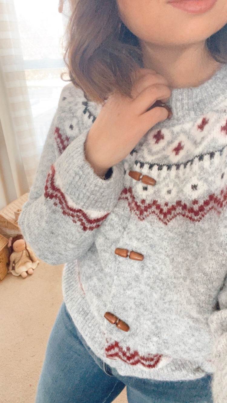 Winter Storybook Cardigan