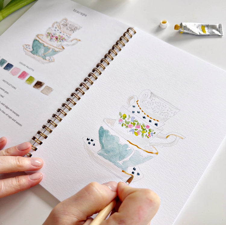 Emily Lex Spring Watercolor Workbook